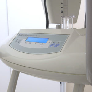 A digital panoramic dental x-ray machine